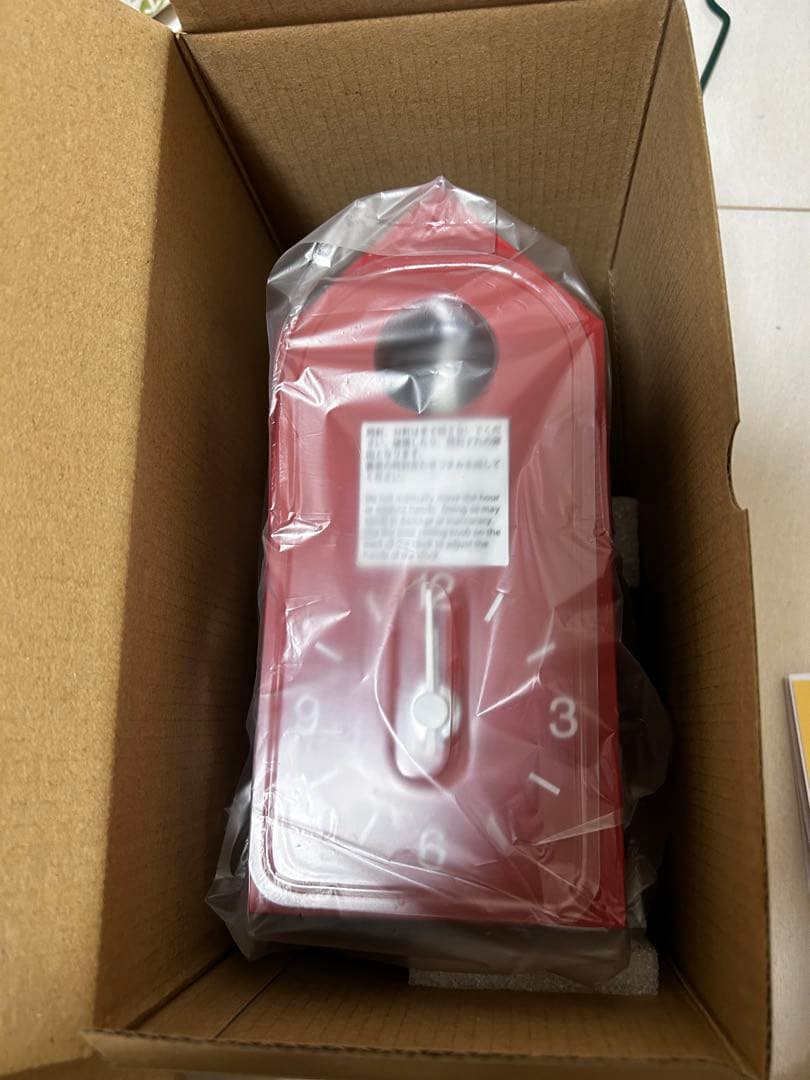 無印良品　鳩時計　レンガ色　数量限定