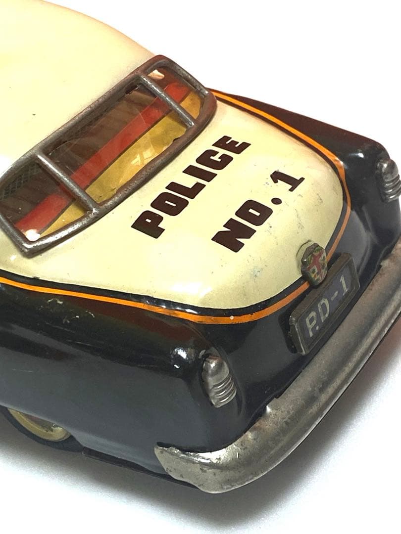 昭和のヒーロー物KOSUGEブリキフリクション付ポリスカー未使用♦︎未展示品