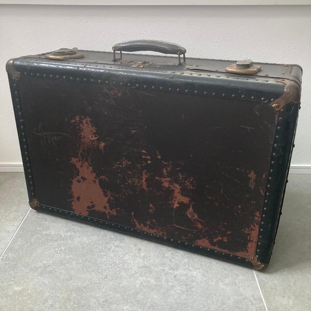特大 ヴィンテージ トランクケース トランクバッグ 67cm×43cm 古道具⑦