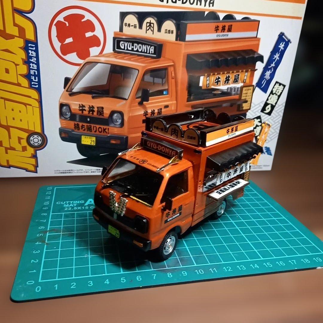 アオシマ文化教材社　移動販売軽トラック