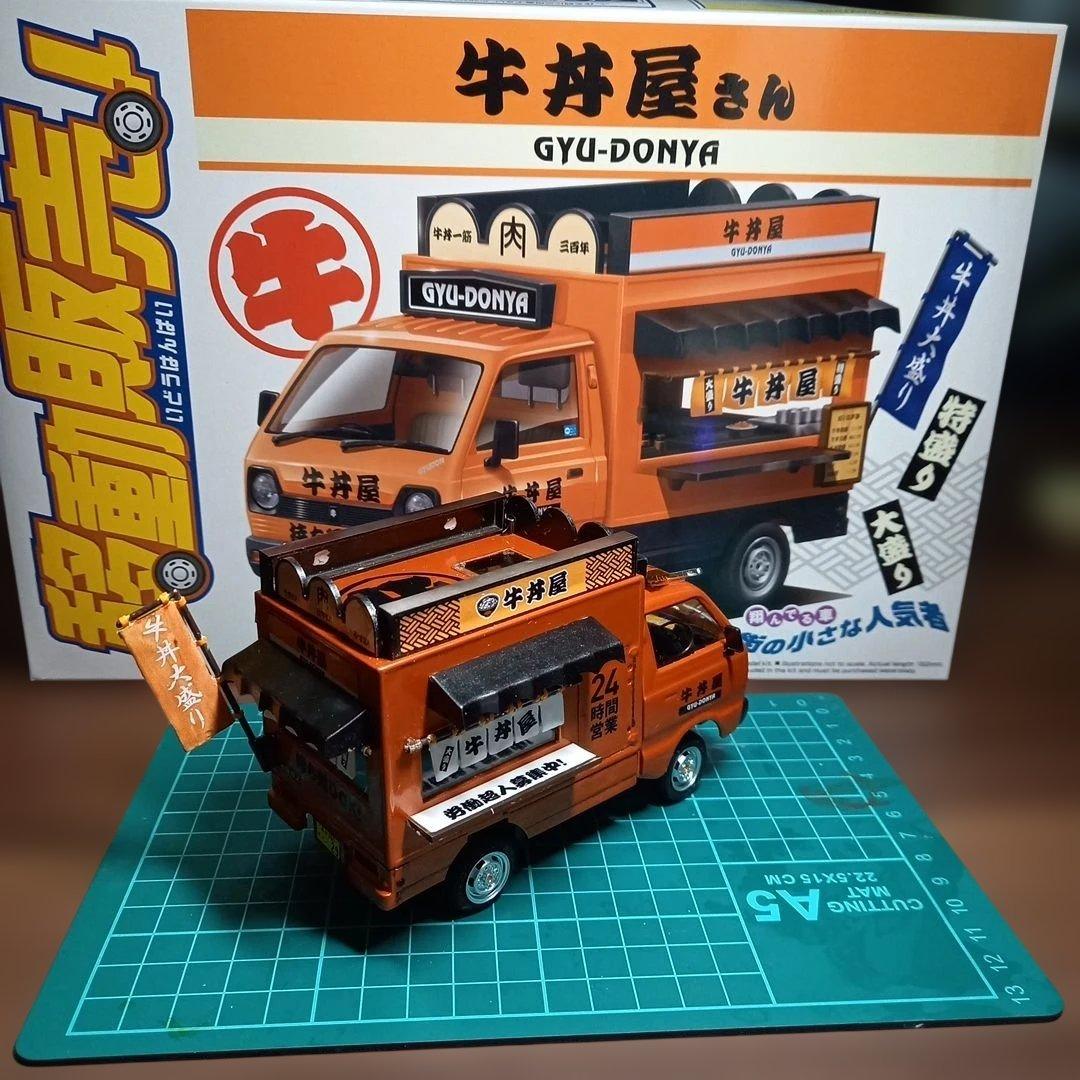 アオシマ文化教材社　移動販売軽トラック