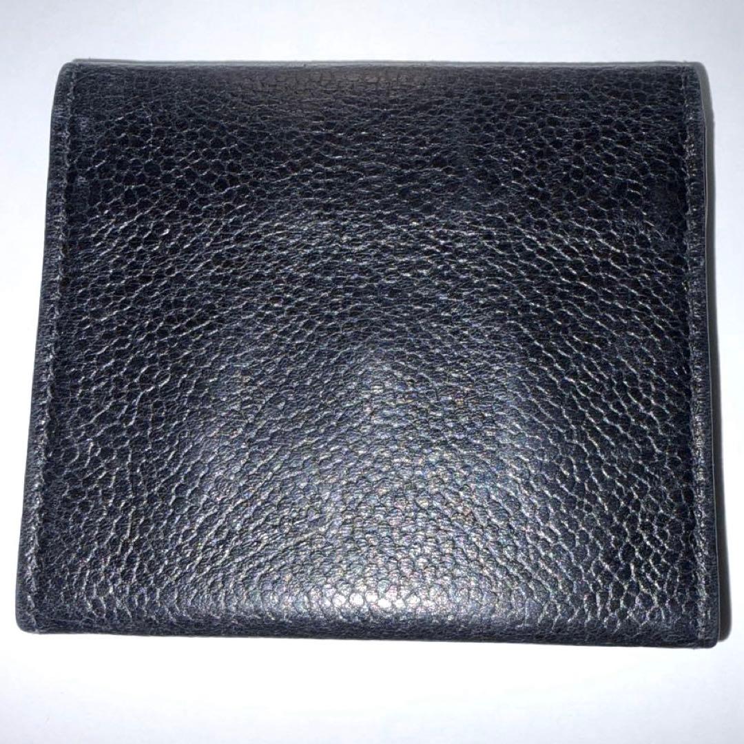 CHANEL シャネル キャビアスキン コンパクトウォレット 小銭入れ 黒