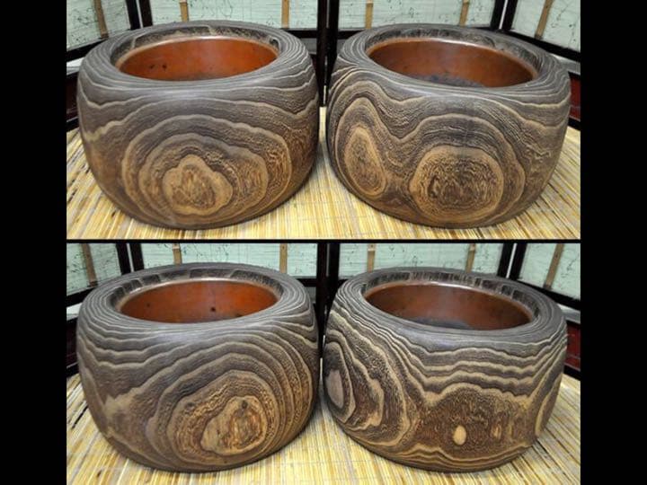 古物出し 古桐制火鉢 古桐木 年代物