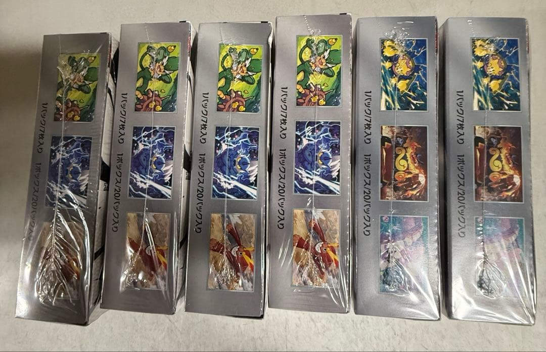 ポケモンカード　ホワイトフレア 2box　ブラックボルト 4box　シュリンク付