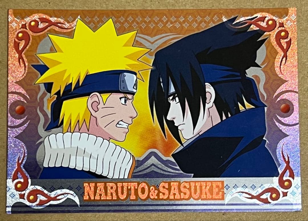 NARUTO エッチングカード　ナルト　サスケ　No.145