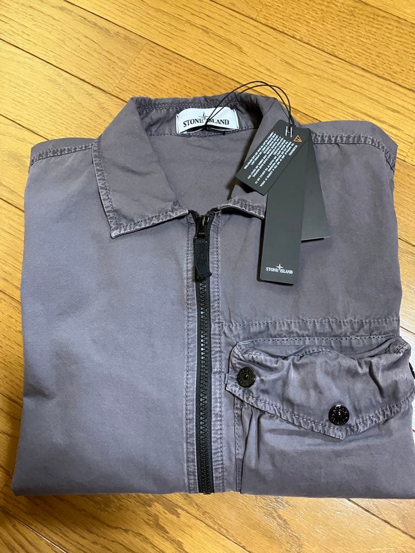 【ぽむぽむ】STONE  パッチポケットオーバーシャ​​ツ