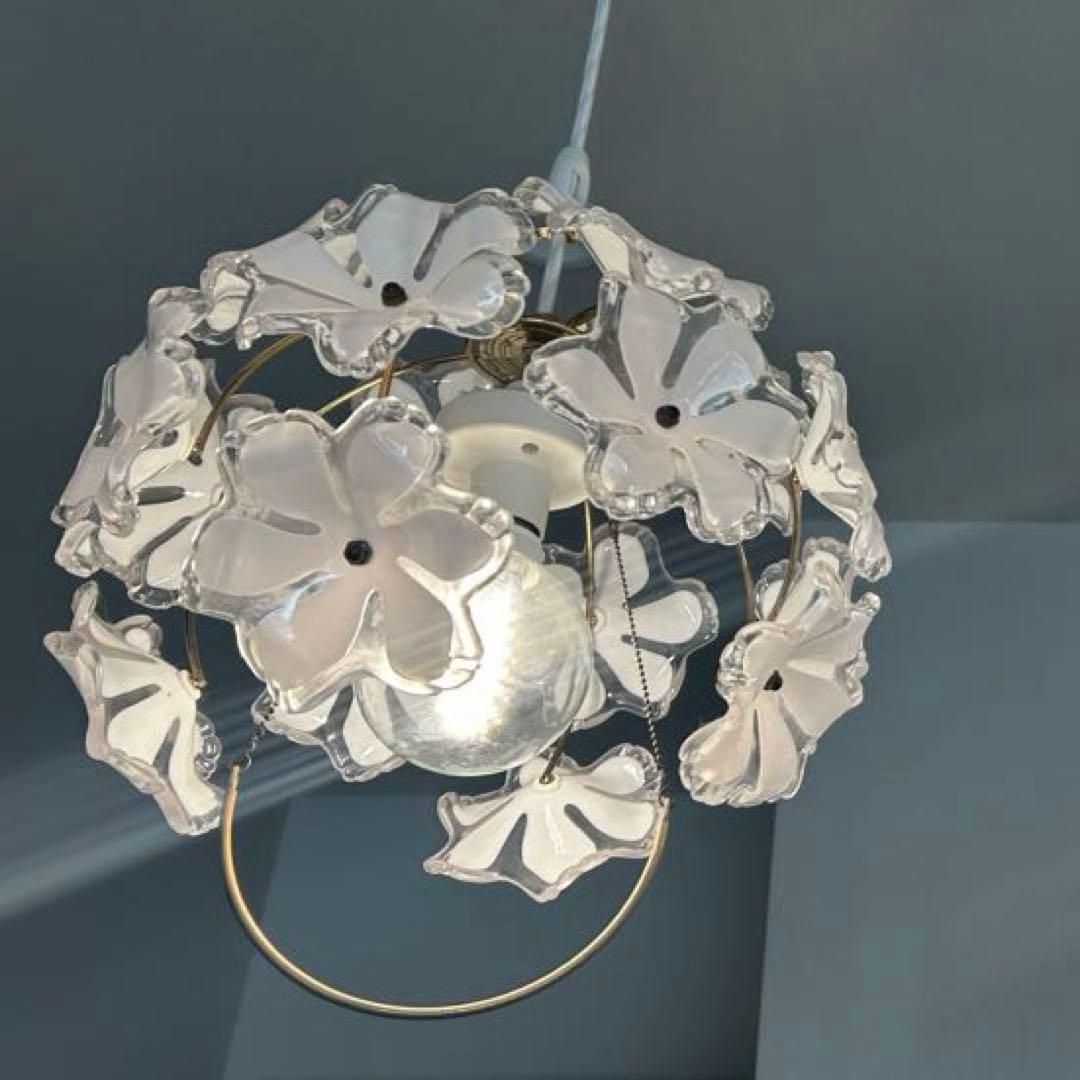 キシマ 花 モチーフ ペンダントライト