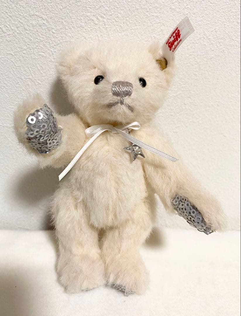 シュタイフ　テディベア　ぬいぐるみ　stella アルパカ混　タグ付き
