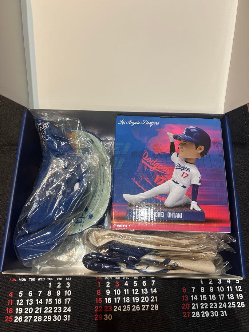 ロサンゼルス・ドジャース　ファンクラブ特典セット　大谷翔平ボブルヘッド等