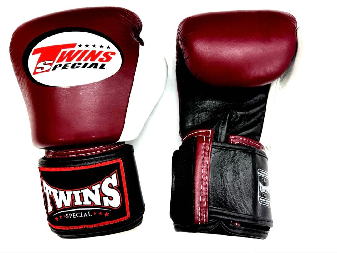 最終在庫　新品　TWINS グローブ 14oz 栗黒白　本革製　ツインズ　送料込