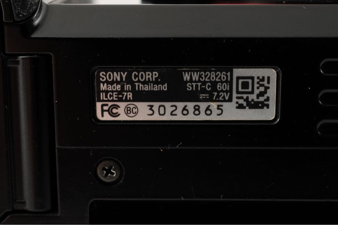 ソニー SONY ILCE-7R α7R シャッター数:9,071回