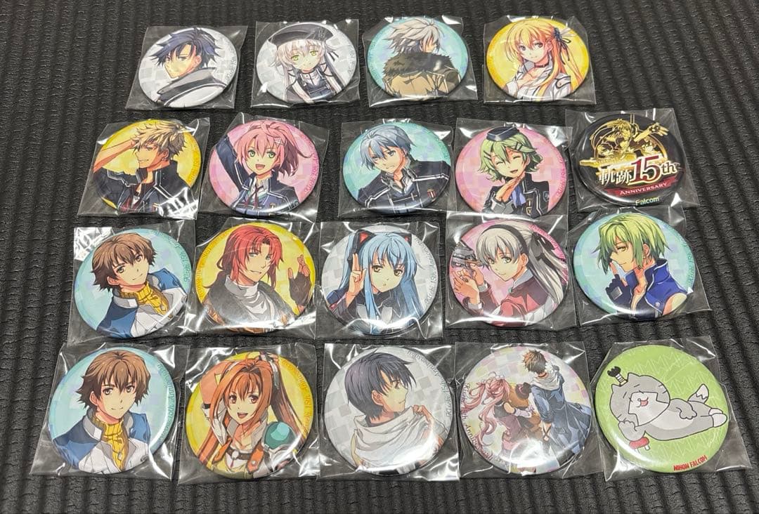 英雄伝説　閃の軌跡　零の軌跡　創の軌跡　空の軌跡　缶バッジ　リィン　クロウ　ワジ