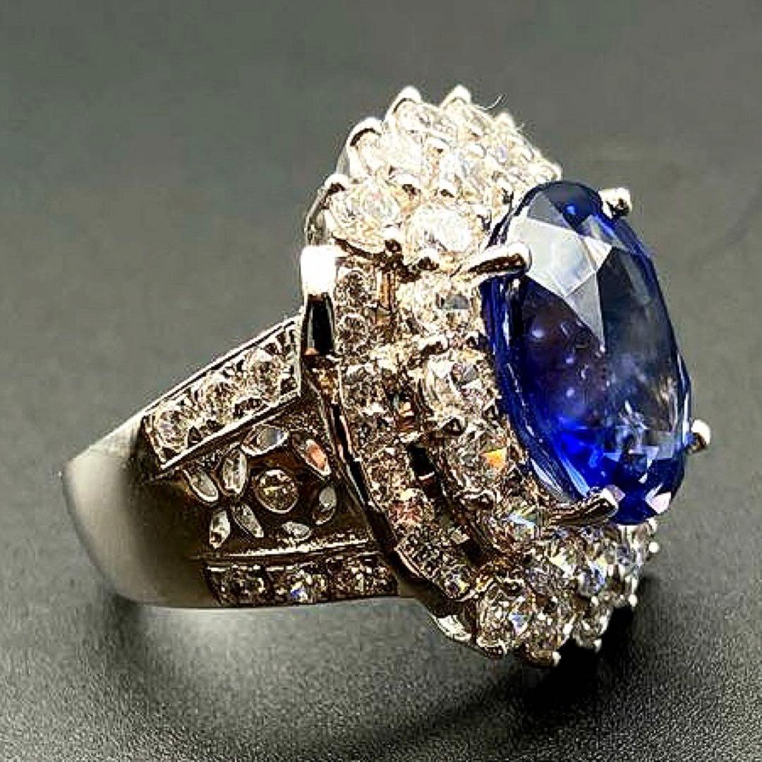 mimiスリランカ産 天然ブルーサファイア9CTサファイアSV925 指輪