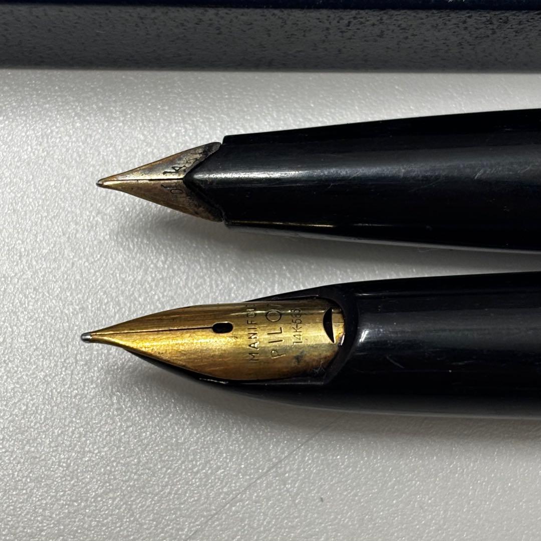 カランダッシュ パイロット 万年筆 先14K 刻印