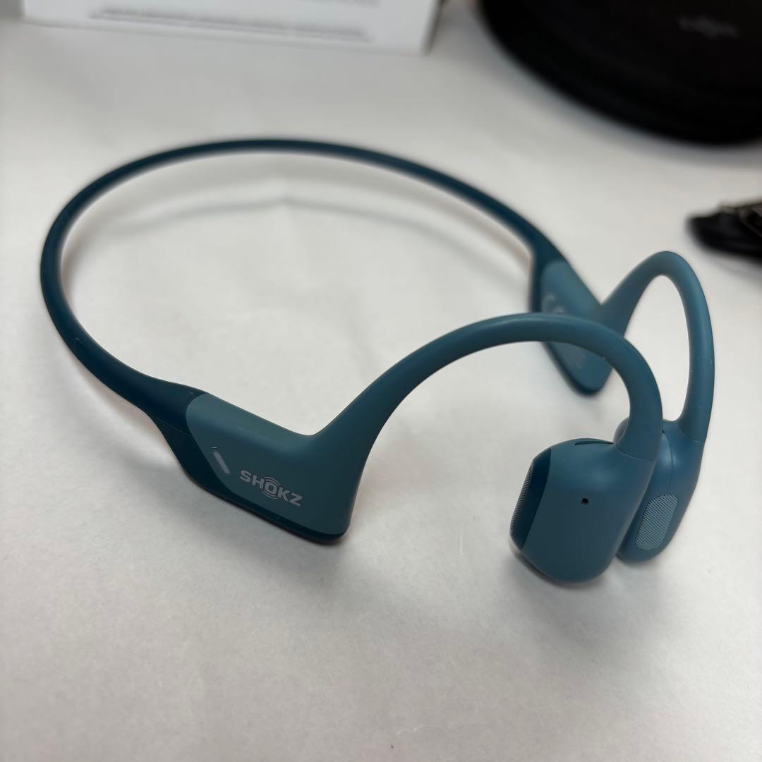 【Shokz】 OPENRUN PRO (骨伝導イヤホン) ブルー