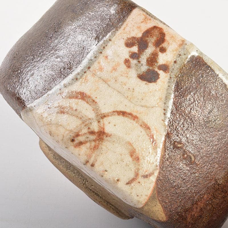 茶道具　織部焼　黒織部茶碗　時代箱　V　6826