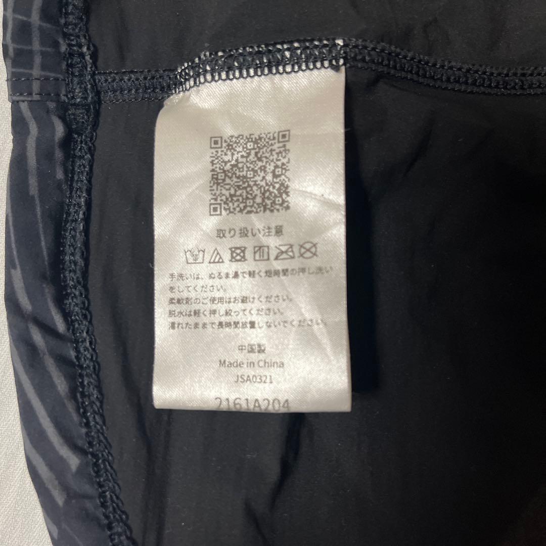 アシックス競泳水着 ブラックベース 試合用 Finaマーク付き