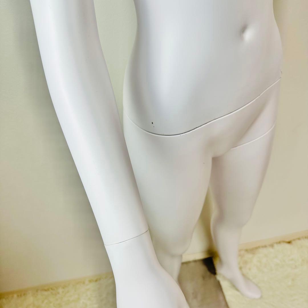 パールイデア 全身トルソー マネキン 女性 ホワイトマネキン 土台付き 高さ調