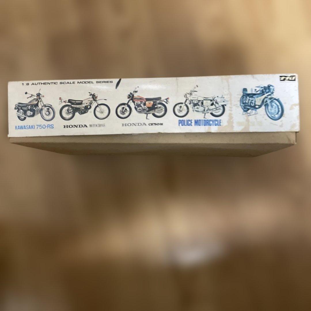 激レア！カワサキ 750RS 1/8 プラモデル 未開封 赤文字 ナガノ