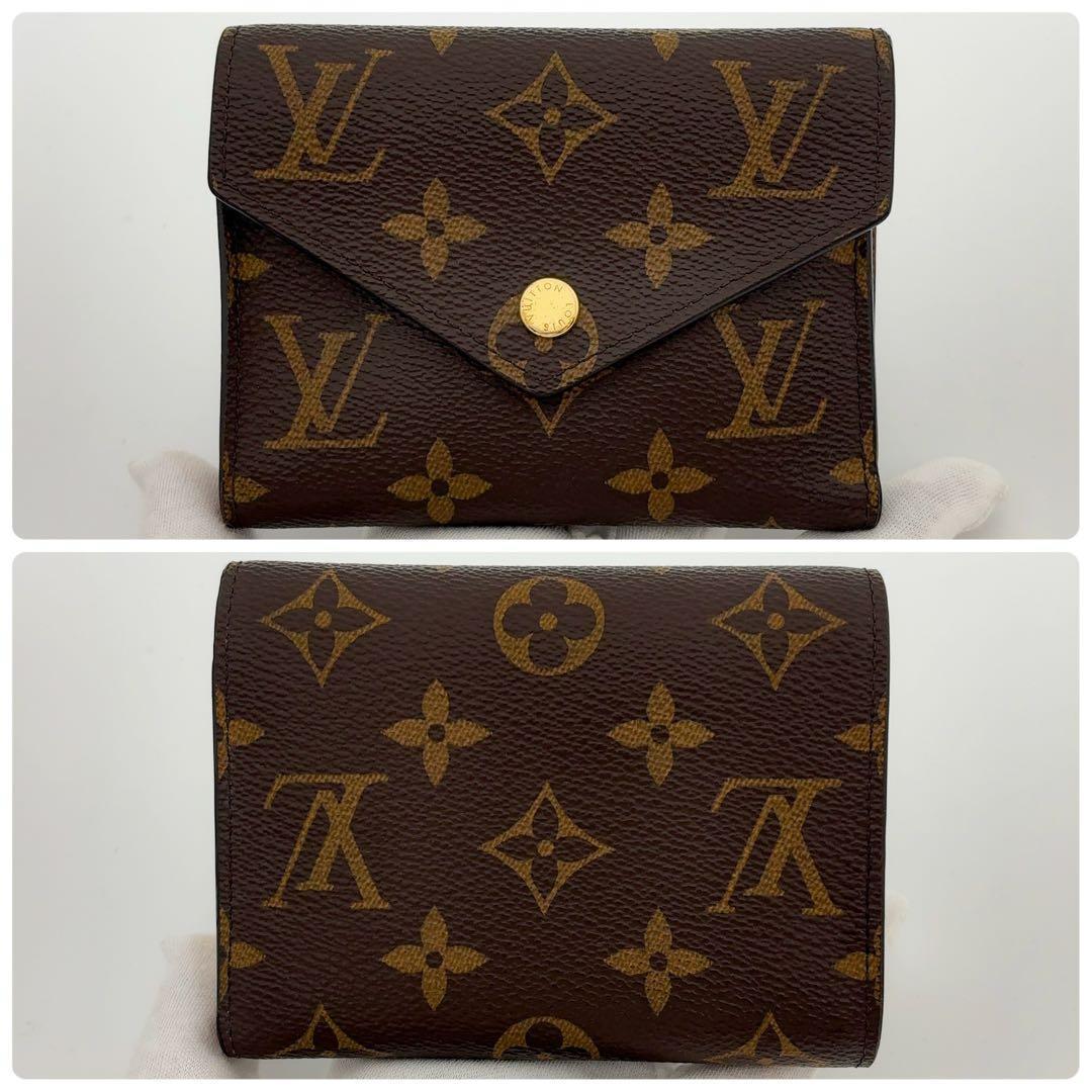 現行モデル★綺麗★ルイヴィトン モノグラム ヴィクトリーヌ 三つ折り財布