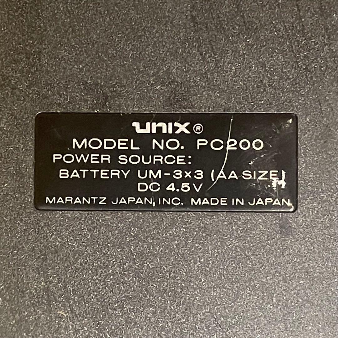 【希少】マランツ UNIX PC200 ポータブルカセットプレーヤー ジャンク品