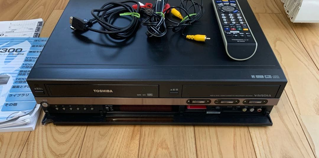 VHS 2025年問題に❗️東芝VTR一体型HDD&DVD RD-W300