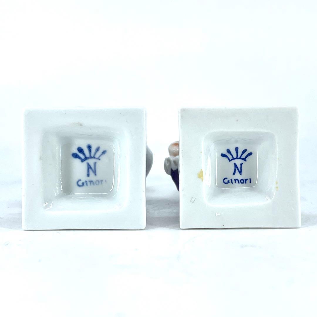 ヴィンテージ　王冠＋N＋Ginori リチャードジノリ　フィギュリン