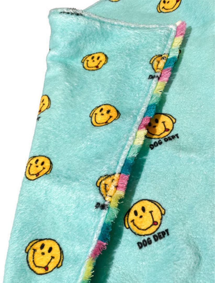 Dog Dept カフェマート＋ストレッチフリースチェックロンパース　Mサイズ