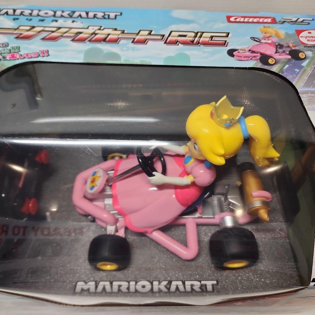 新品ラジコン マリオカート レーシングカート R/C マリオ & ピーチ姫 ２台