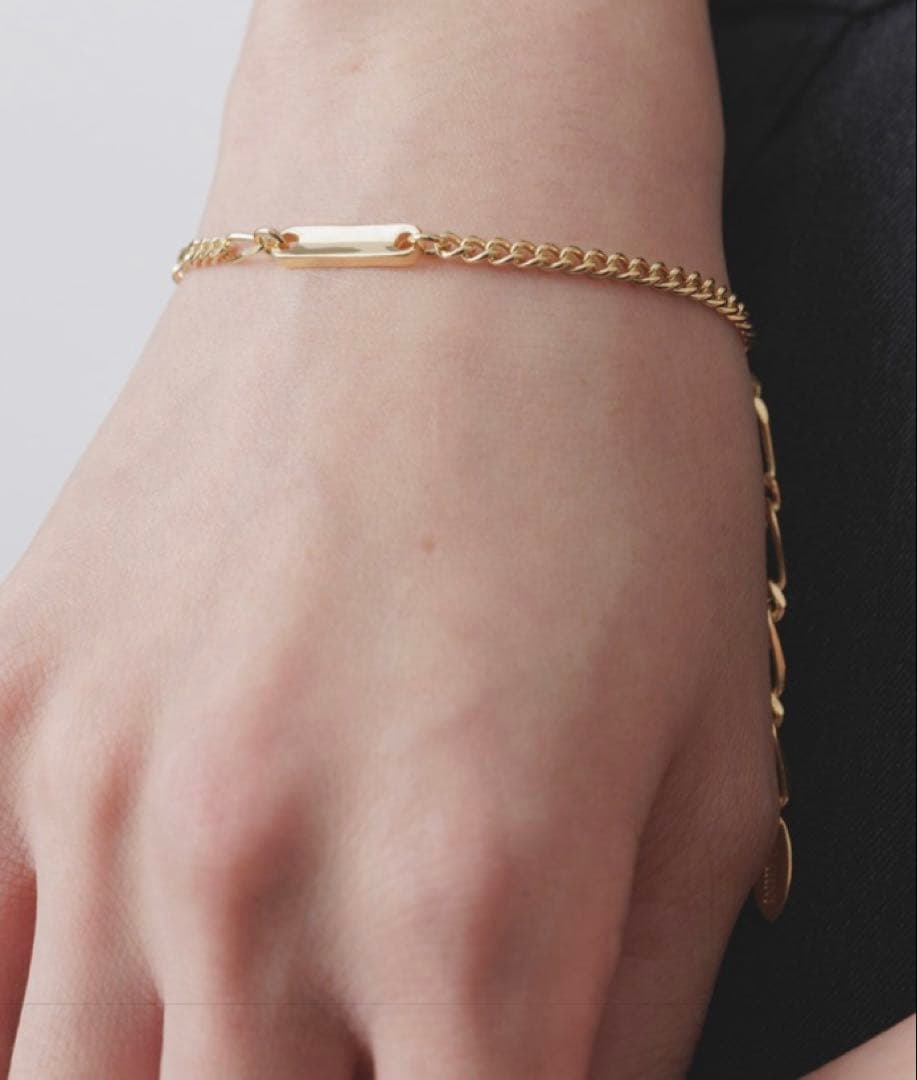 GARNI ガルニ Mix Chain Bracelet GOLD