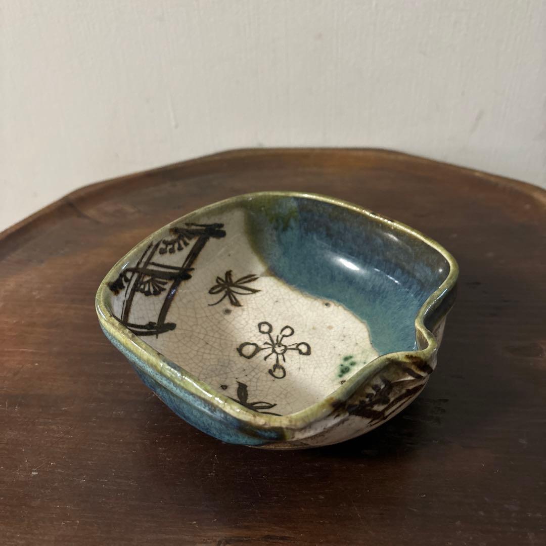 時代織部　向付け　美濃　瀬戸　古美術　茶道具　懐石　酒器　志野　唐津　備前　李朝