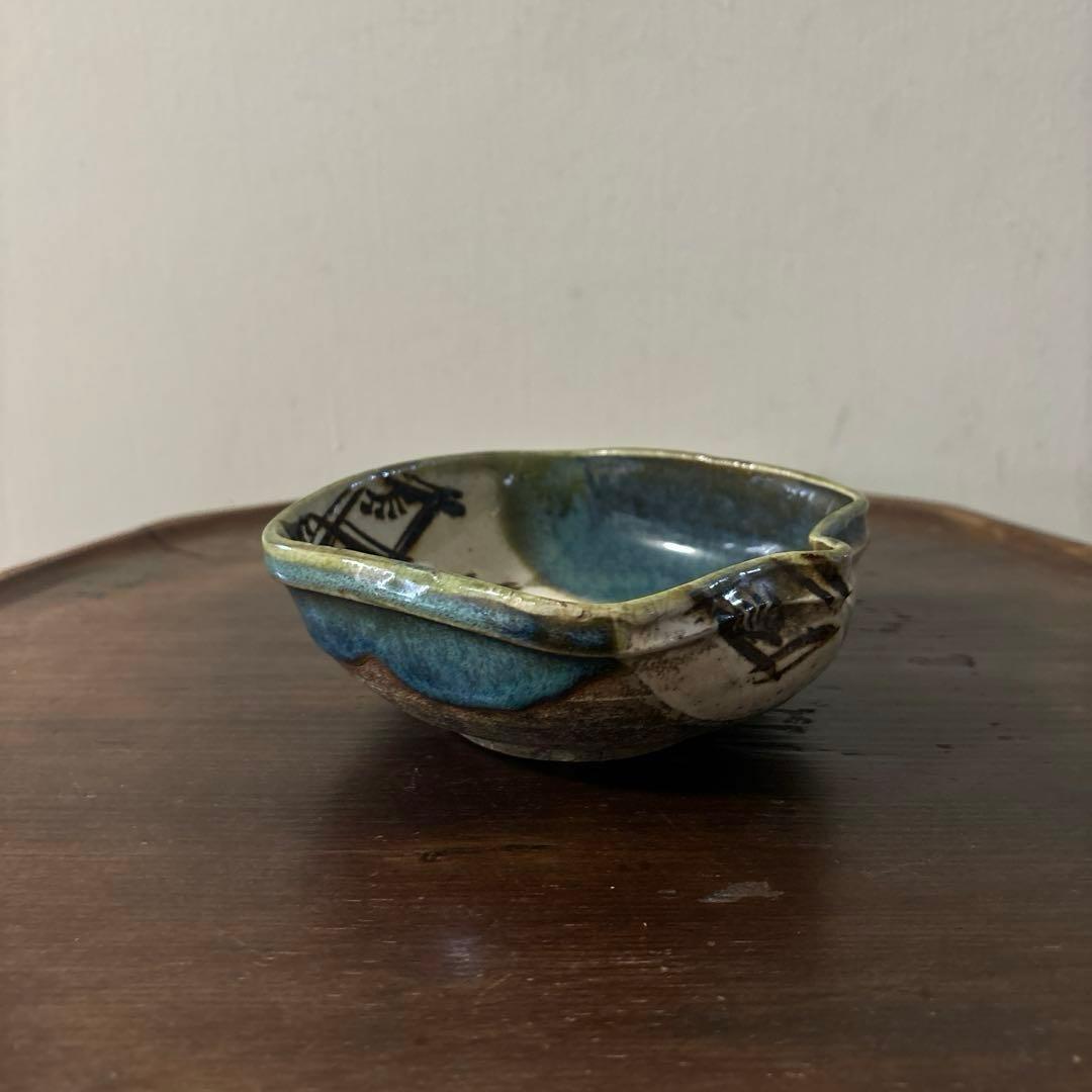 時代織部　向付け　美濃　瀬戸　古美術　茶道具　懐石　酒器　志野　唐津　備前　李朝