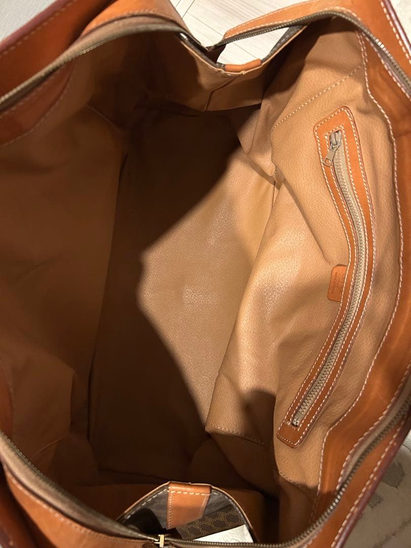 【極希少】セリーヌ マカダム柄 ボストンバッグ ヴィンテージ 大容量