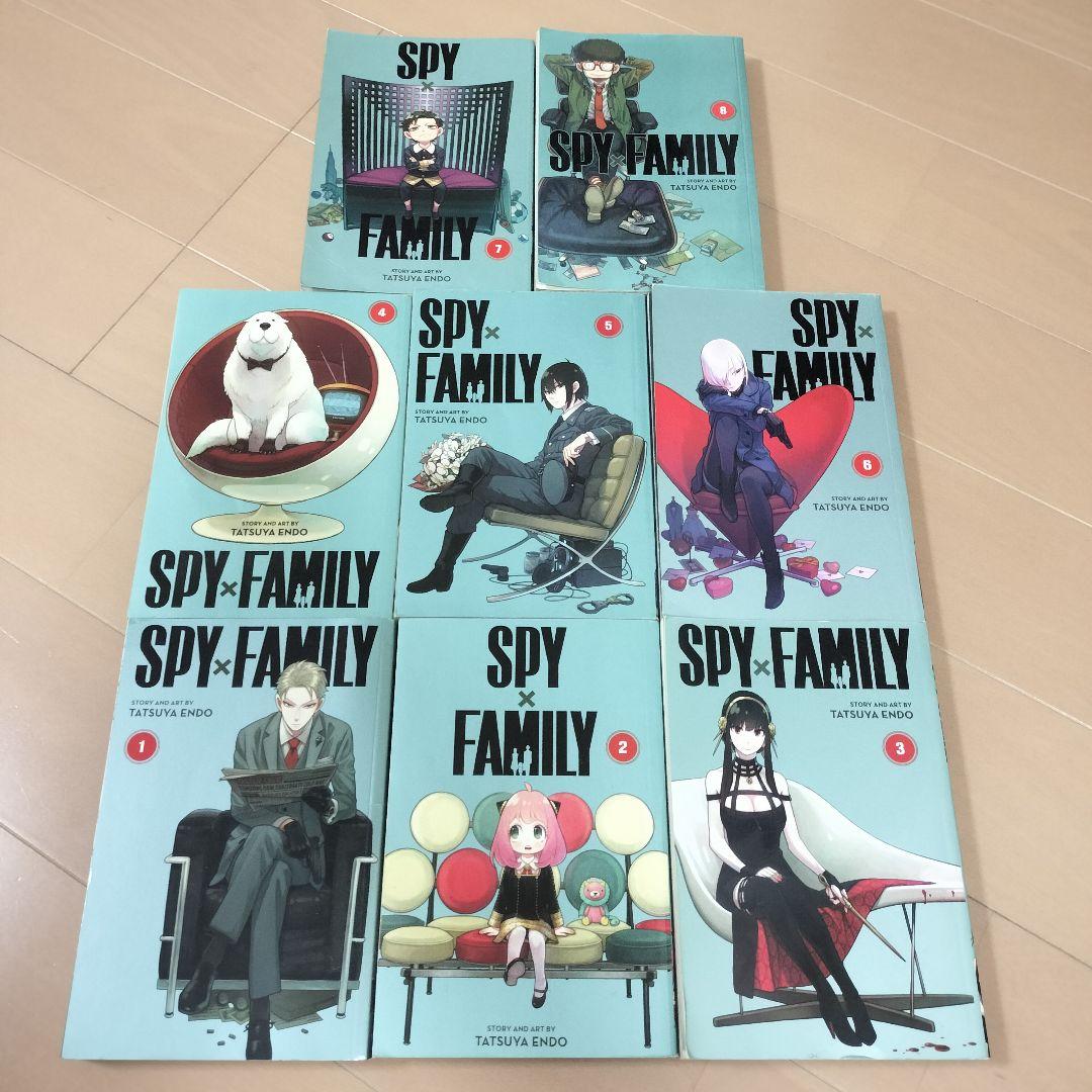 英語版　SPY×FAMILY　1-8　8冊セット