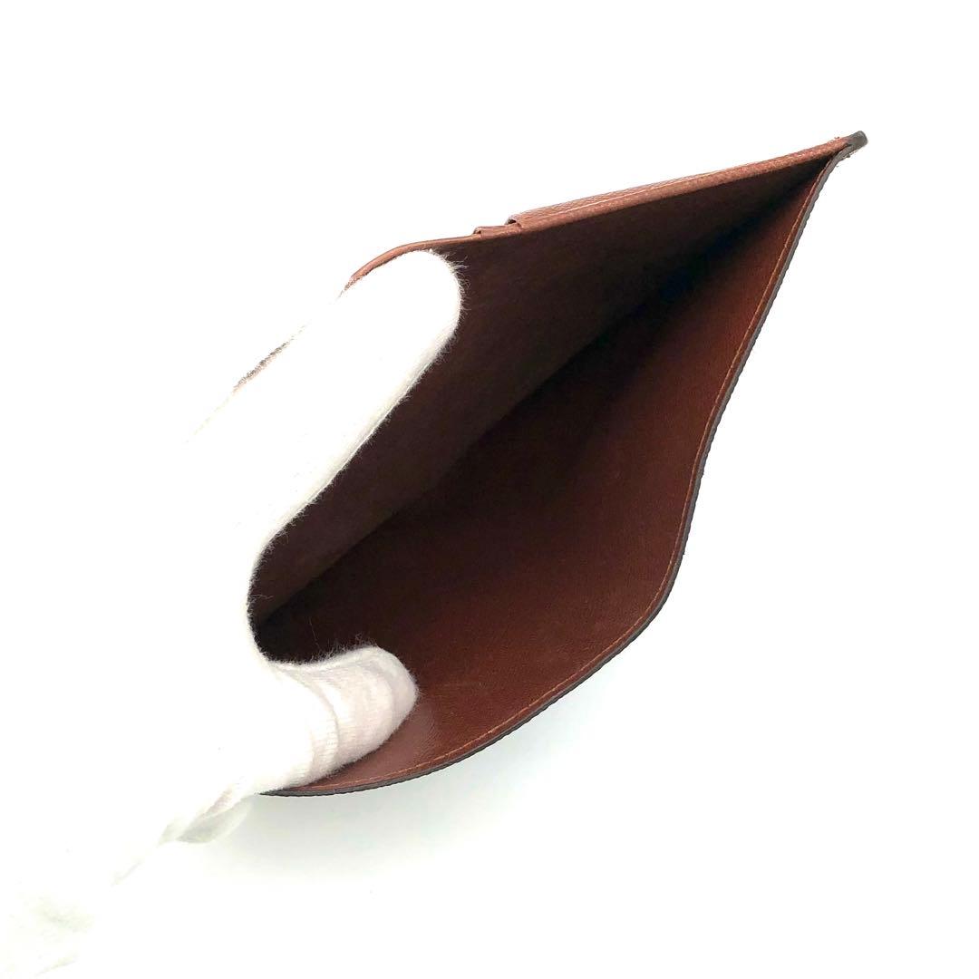 ルイヴィトン トレゾール 二つ折り財布 モノグラム ブラウン レディース