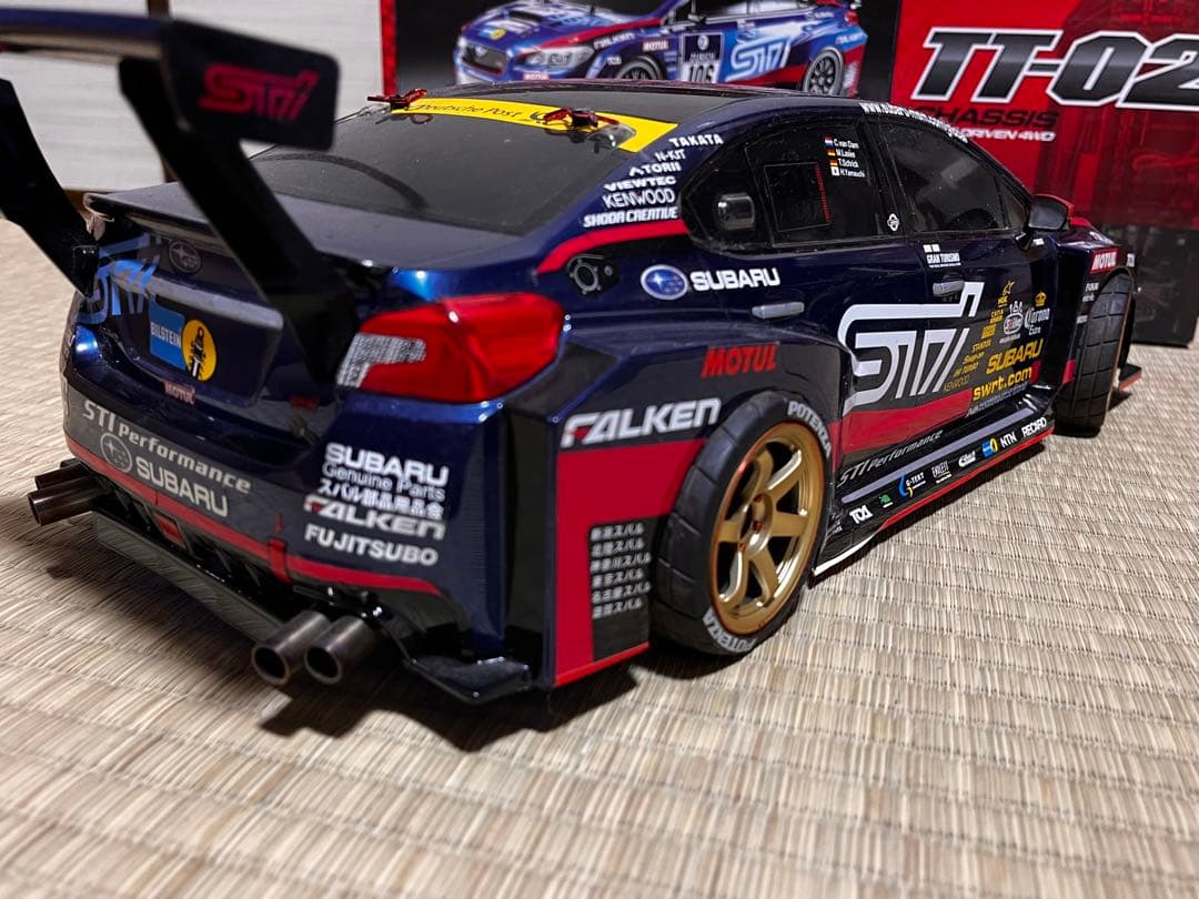 タミヤ　TT-02 ラジコンカー　SUBARU WRX STI まとめ売り