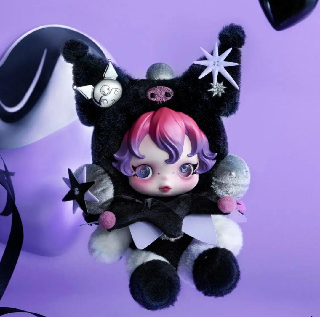 POPMART SKULLPANDA ᙭クロミ＆マイメロ ぬいぐるみ　ペンダント