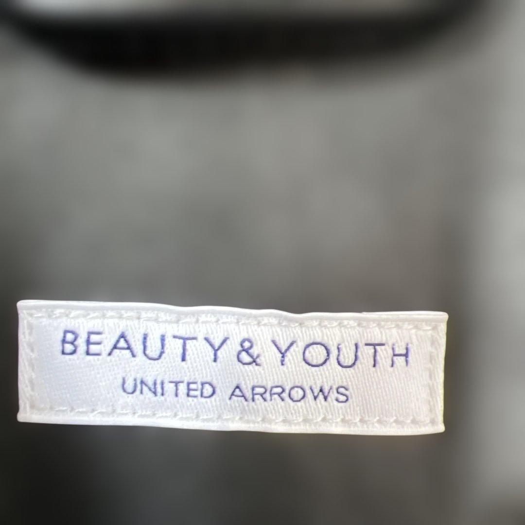 【美品】BEAUTY & YOUTHシープレザーシングルライダースジャケット