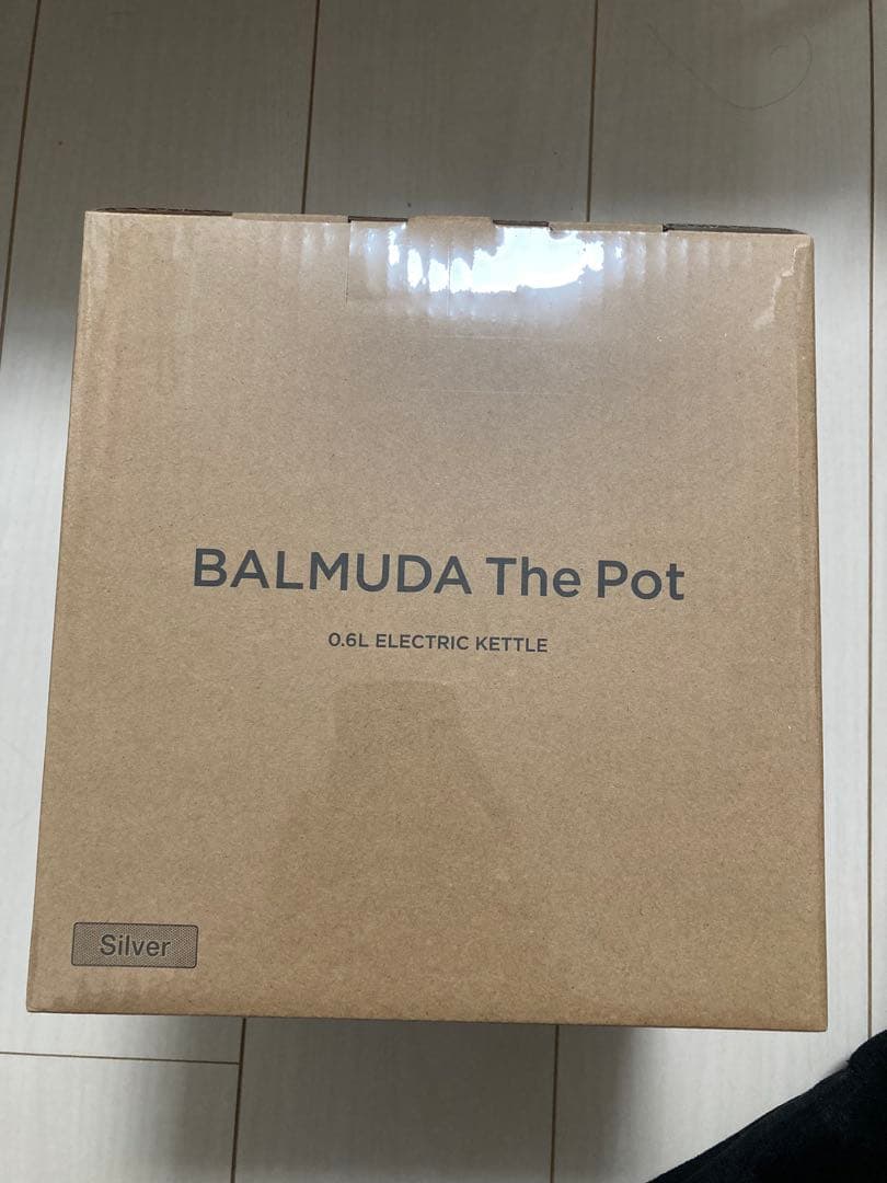 [新品未開封]BALMUDA The Pot シルバー 0.6L 電気ケトル