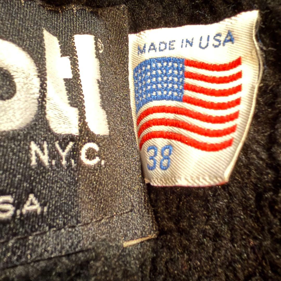 【希少】 schott シングル ボア ライナー 付き641 USA製 38 M