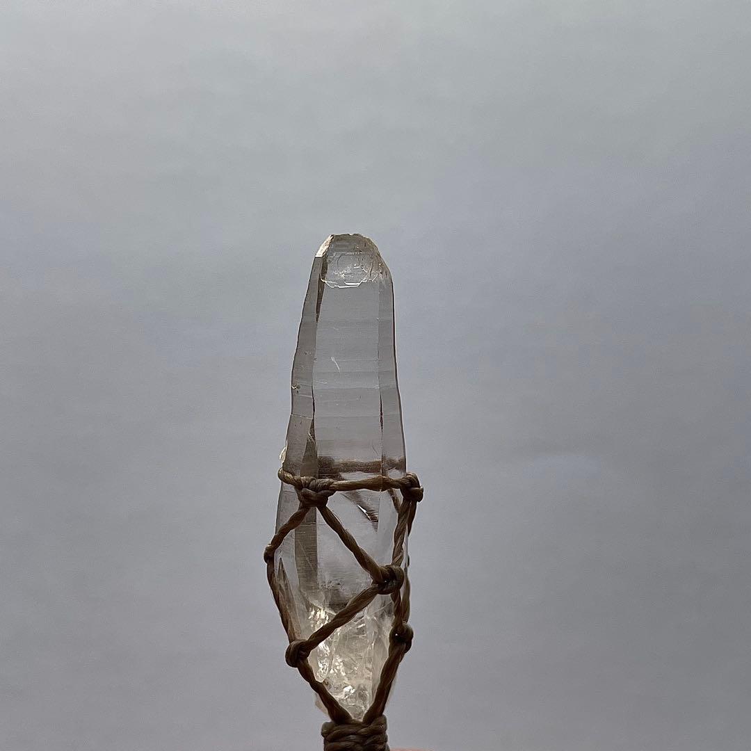 ヒマラヤ水晶 ＊ マクラメペンダント ネックレス 43