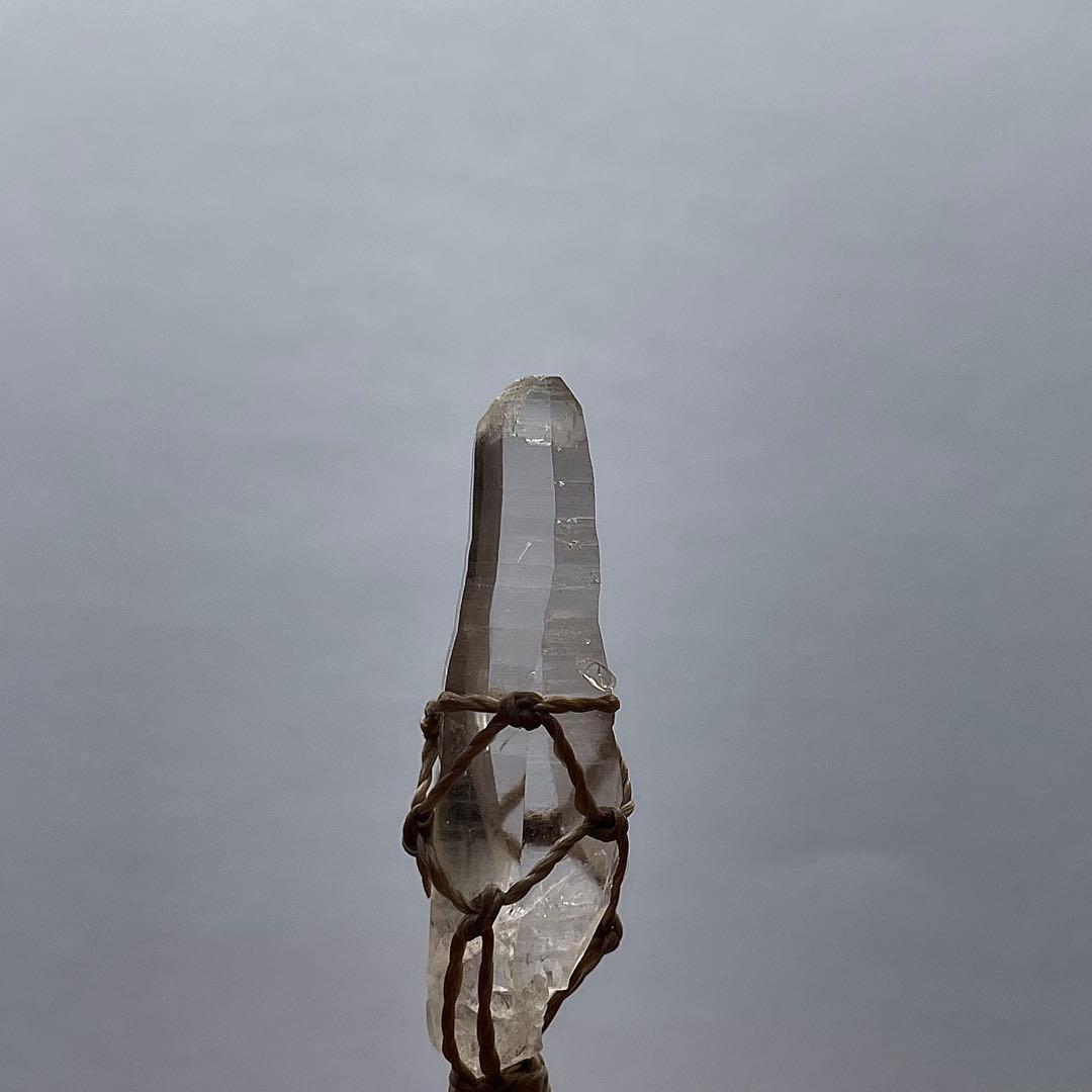 ヒマラヤ水晶 ＊ マクラメペンダント ネックレス 43