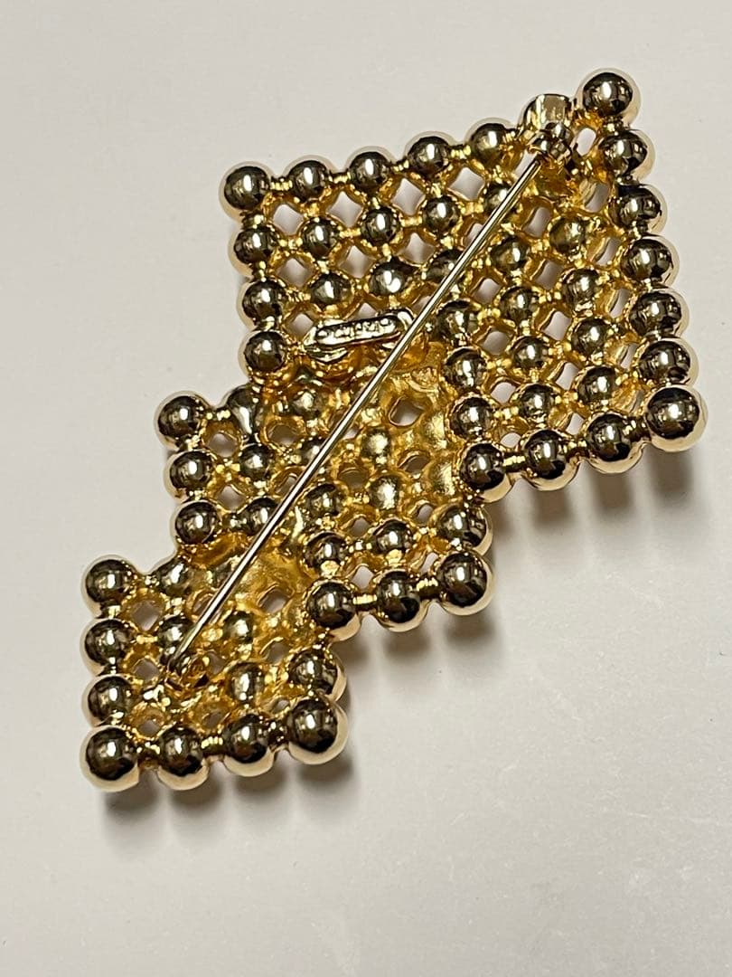 【良品】Christian Diorディオール ヴィンテージ　ブローチ　❤︎