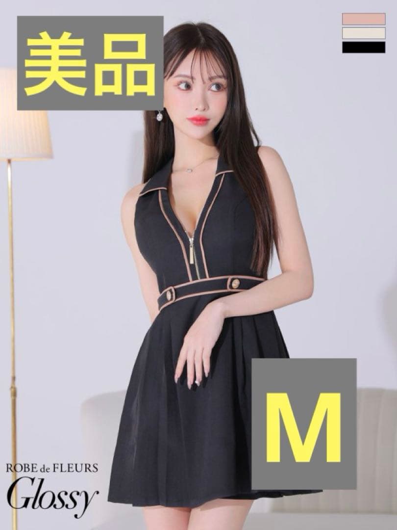 【美品！！Glossy/グロッシー】ノースリーブ/ フレア/ Ａラインドレス
