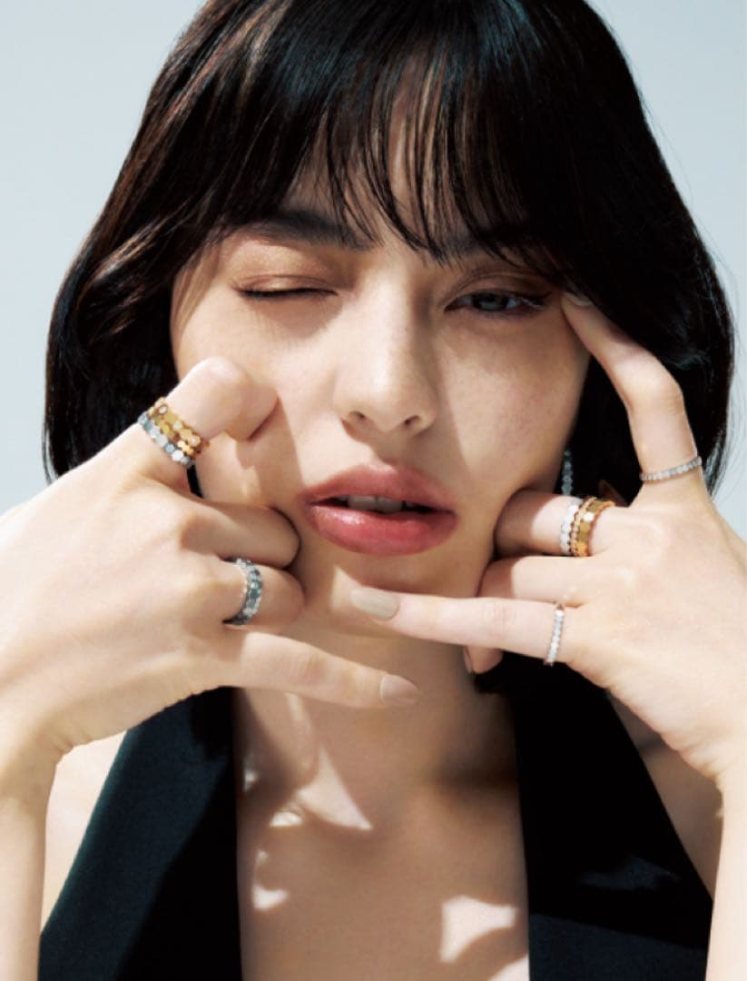 ✨豪華ハイクオリティ✨有名モデル✨ピンクゴールド✨蜂の巣モアサナイト✨