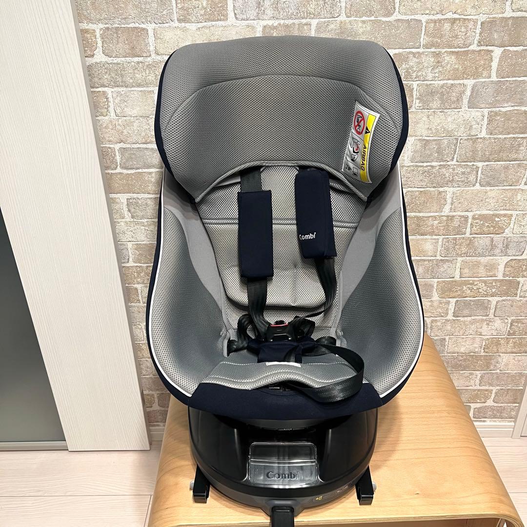 【美品♡】クルムーヴスマートISOFIX エッグショックJN-570ネイビー