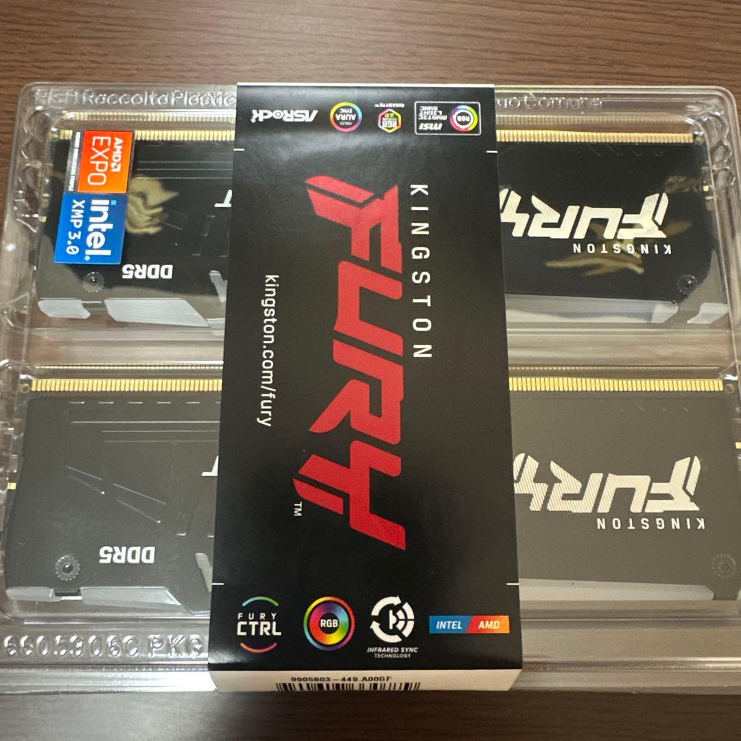 KINGSTON FURY DDR5 5600 32GB(16GB×2枚)