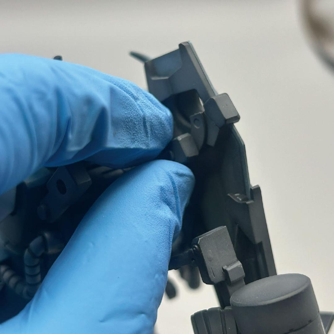 【たーぼー】HGグフカスタム　電飾塗装済完成品