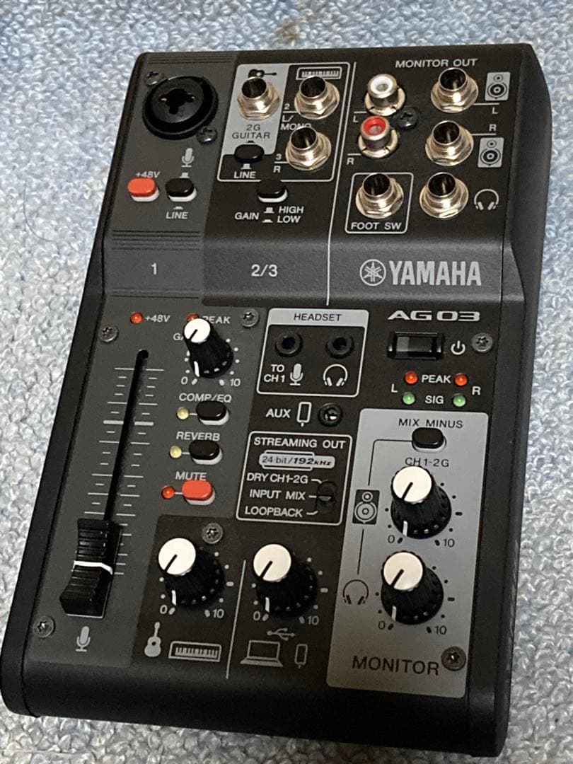 YAMAHA AG03 MK2 ミキサー
