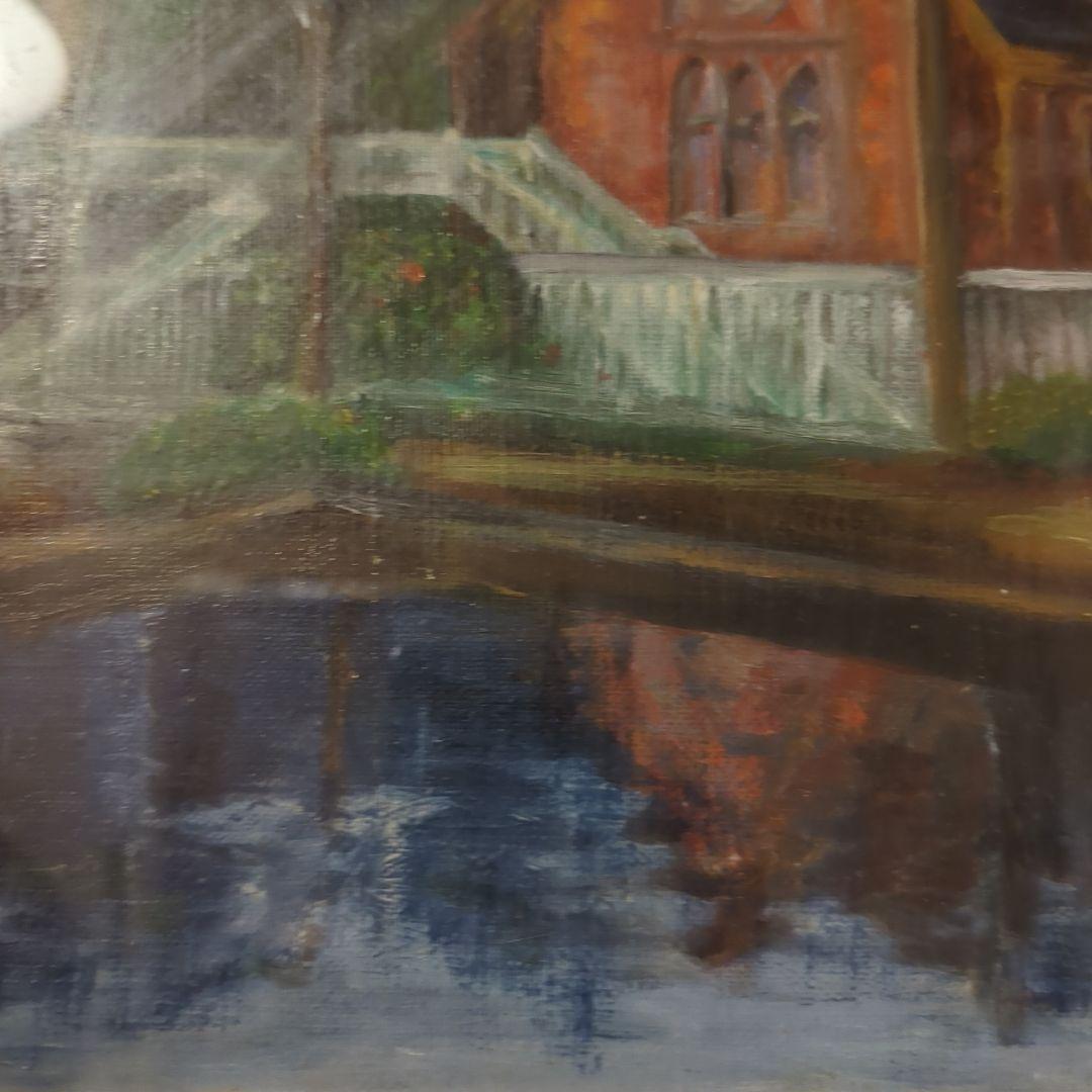 王子図書館 油彩画